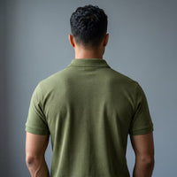 Polo Manga Corta Verde Militar