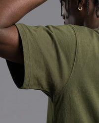 Camiseta Oversize Verde Militar