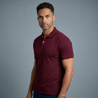 Polo Manga Corta Vinotinto