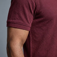 Polo Manga Corta Vinotinto