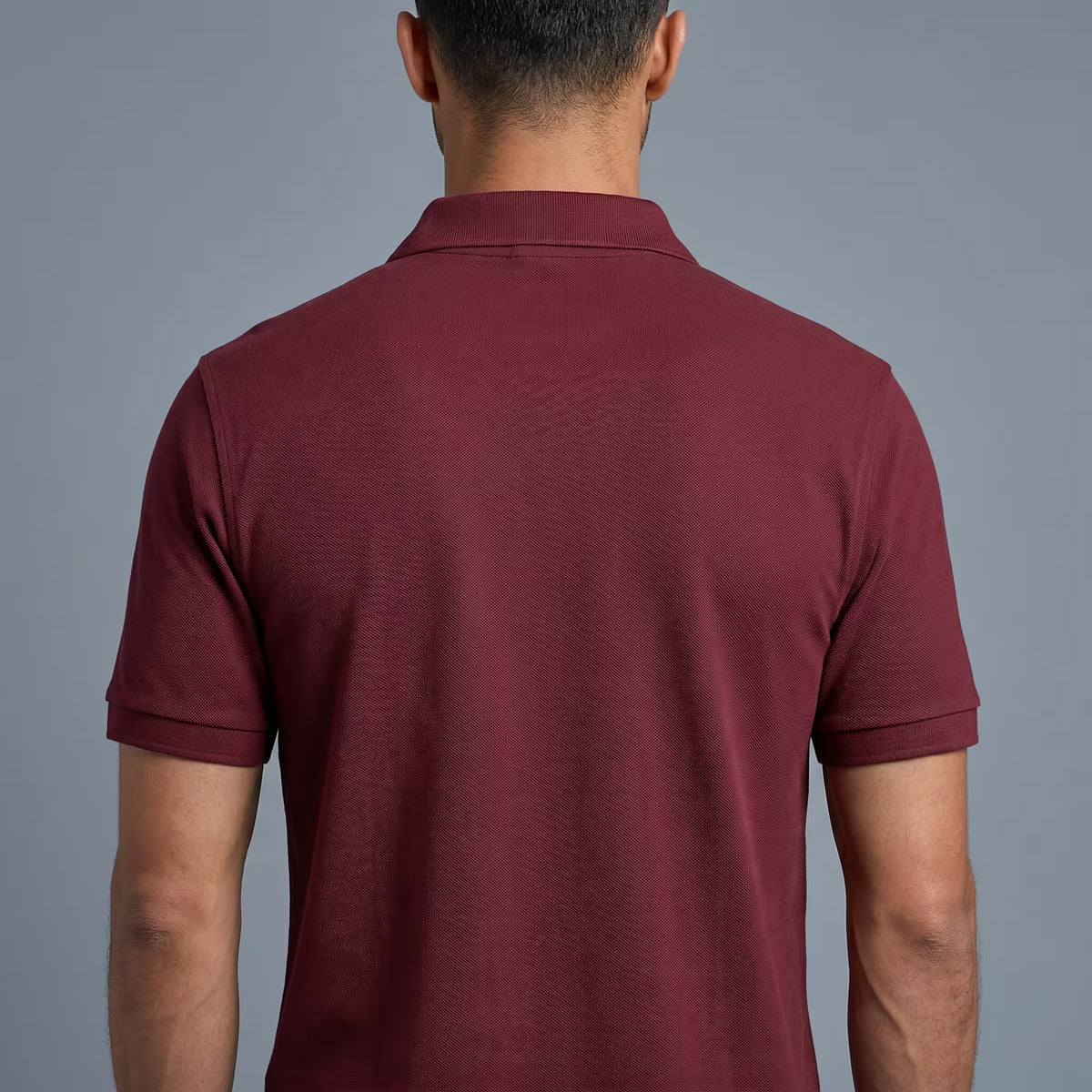 Polo Manga Corta Vinotinto