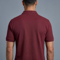 Polo Manga Corta Vinotinto